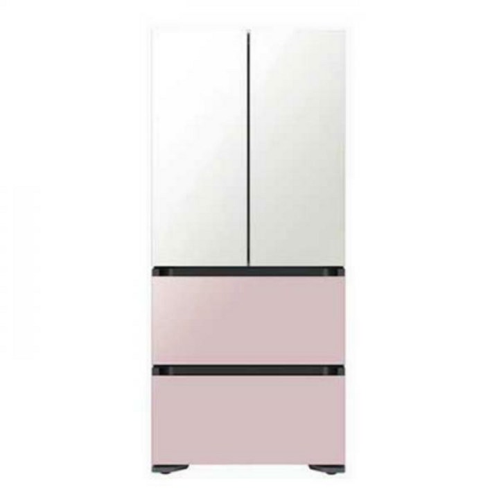 하이마트냉장고 [하이마트] 삼성 비스포크 키친핏 4도어 김치냉장고 RQ42A94J2AP (420L, 글램 화이트, 글램 핑크)