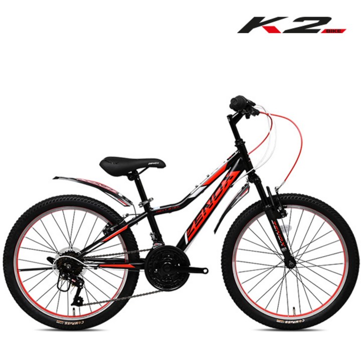 2025 케이투바이크 MTB 자전거 레이브SF 22인치 주니어 초등학생 21단 시마노 변속레버 미조립