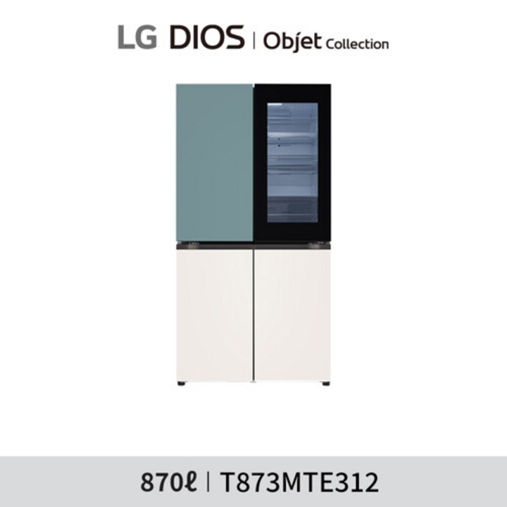 lg냉장고노크온 [LG전자] 디오스 오브제컬렉션 노크온 냉장고 (T873MTE312)