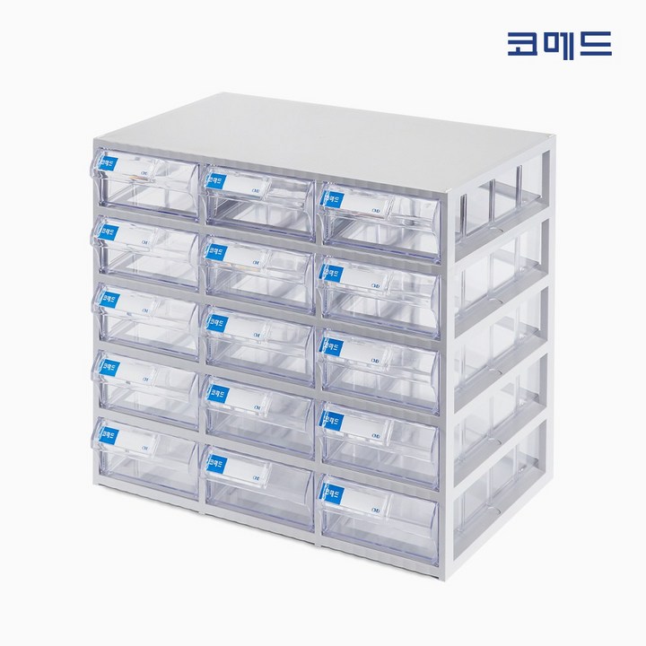 코메드 CMD503멀티박스 15칸 투명서랍장 코메드 CMD503멀티박스 15칸 투명서랍장
