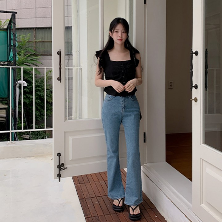 [메이빈스]코히 부츠컷 데님 팬츠
