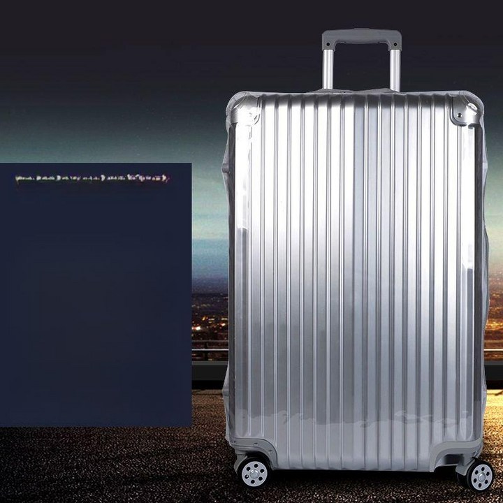 리모와 캐리어 투명 지퍼 토파즈 커버 림보 26인치 가방 덮개 리모아 트렁크 적용 비닐