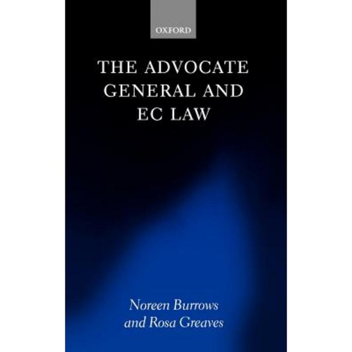 The Advocate General and EC Law Hardcover