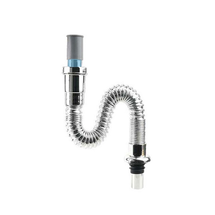 ERTECH 세면대 배수 주름관 고무트랩