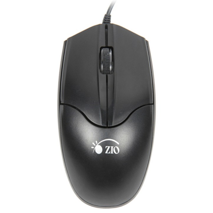 ZIO USB Optical 유선 마우스 ZIOM1100, ZIOM1100, 블랙