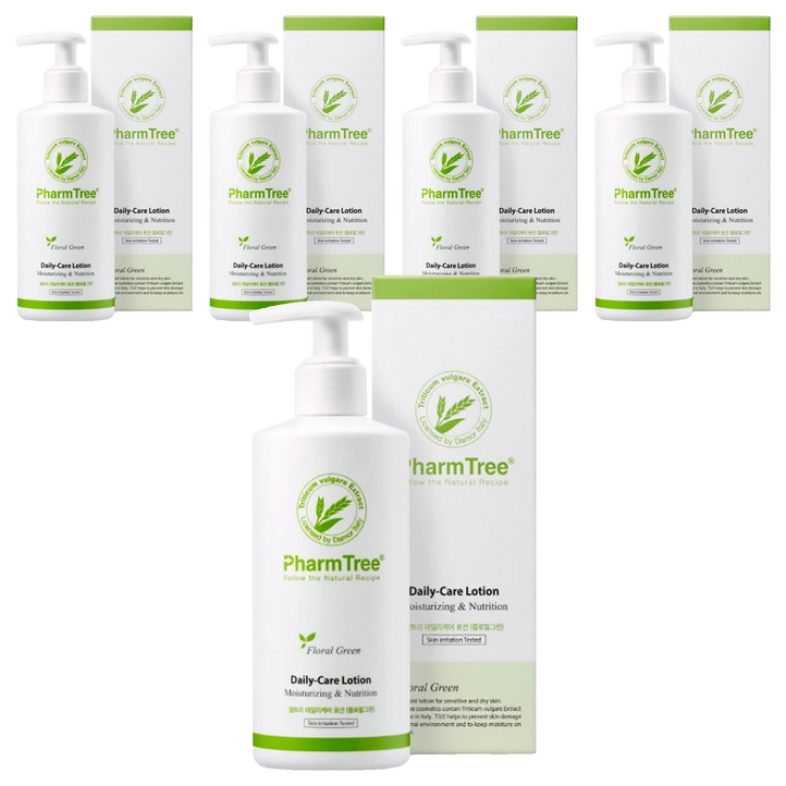 팜트리 데일리케어 로션 플로럴그린, 300ml, 5개
