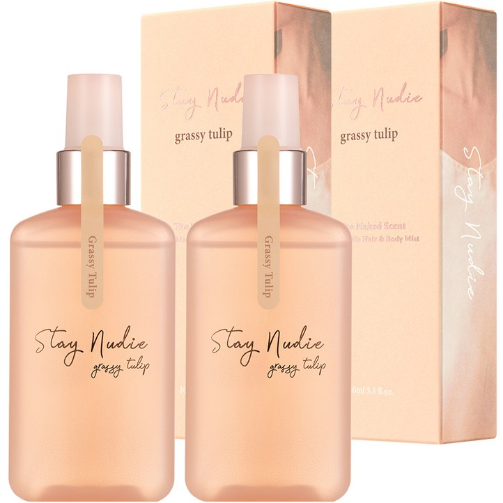 바디홀릭 스테이누디 헤어바디미스트 그래시 튤립 꽃향, 100ml, 2개 바디홀릭 스테이누디 헤어바디미스트 그래시 튤립 꽃향, 100ml, 2개