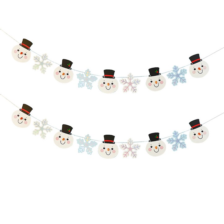 조이파티 당근코 눈사람 가랜드