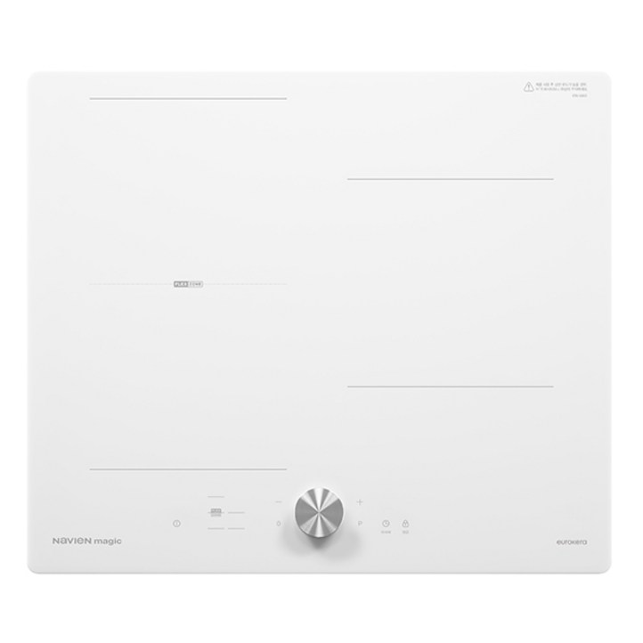 나비엔매직 전기레인지 인덕션 3구 화이트, ERI5043AF, 빌트인