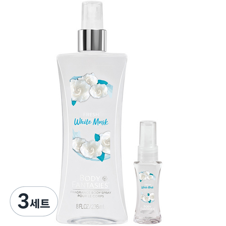 바디판타지 바디미스트 프레시 화이트 머스크 236ml 29ml