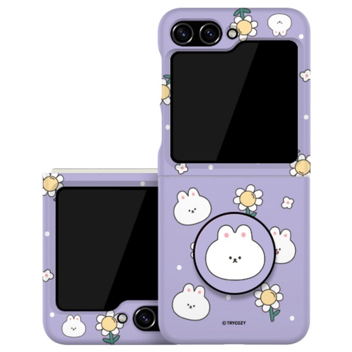 트라이코지 디자인 Z플립 스마트톡 하드케이스 시즌4  SAFE 핑거 원형 스마트톡