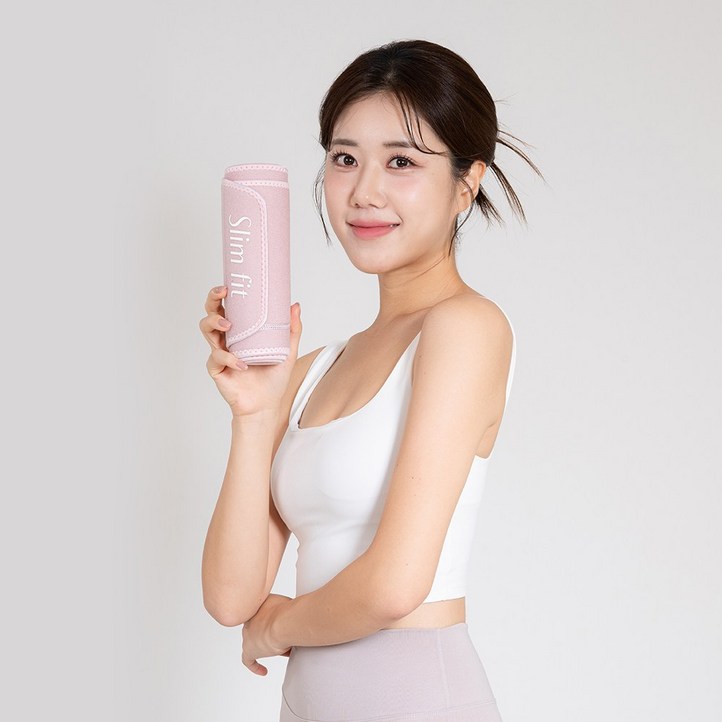 모어바디 슬림랩 SlimWrap 복부 뱃살 지방연소밴드, 1개, Soft Pink