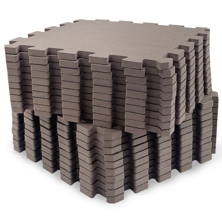 디알엠 펫 반려동물 퍼즐매트, 20개, 브라운