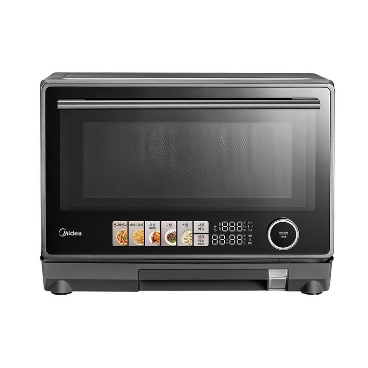 신출시 마이디어 올인원 콤비 오븐 X23 스팀 에어프라이어 그릴 전자레인지 4IN1 25L, MMO23XHAASSBBL