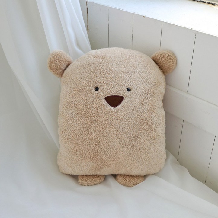 쇼즐 낮잠 뽀글이 담요 방한 강아지 쿠션