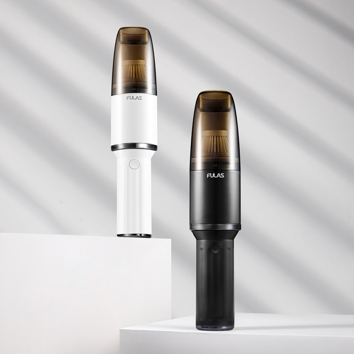 풀라스 무선 차량용 청소기 휴대용 핸디 미니 청소기, FLVC2000, 블랙