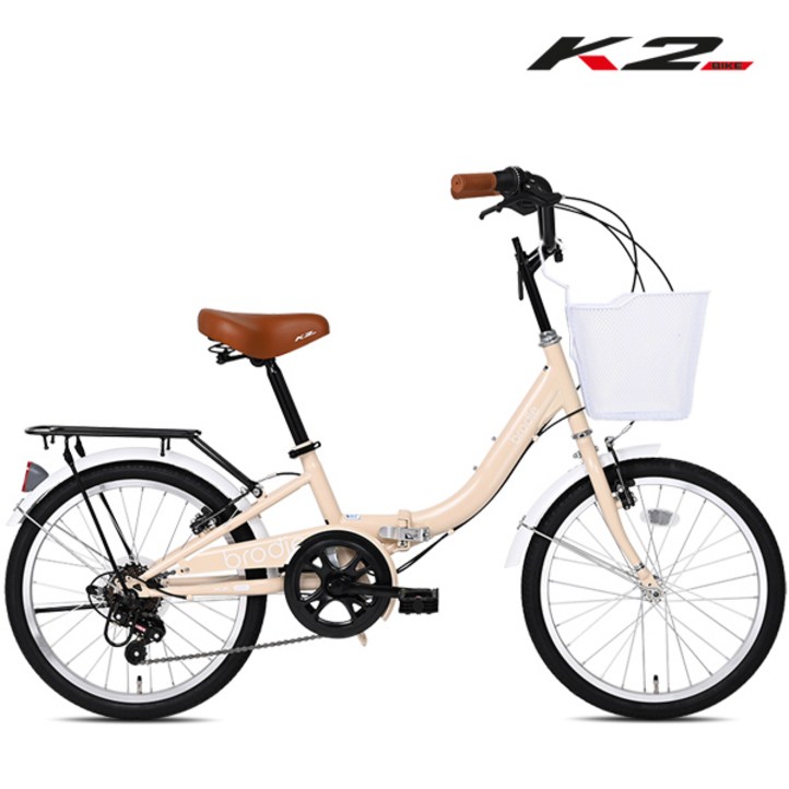 2025 케이투바이크 미니벨로 가족형 접이식자전거 브로디20인치 7단