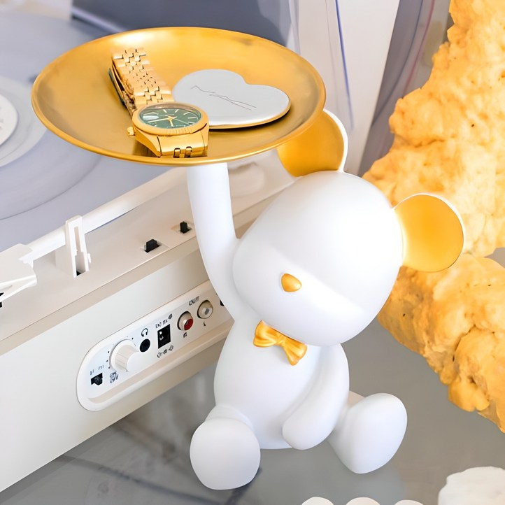 일상HO감 북극곰 곰돌이 트레이 악세사리 수납함 차키보관 일상HO감 북극곰 곰돌이 트레이 악세사리 수납함 차키보관