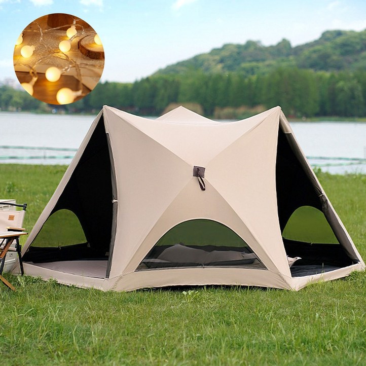 엠티링크 3세대 원터치 텐트 그늘막 대형 34인용 56인용 캠핑 자동 오토 접이식 방수 쉘터 피크닉