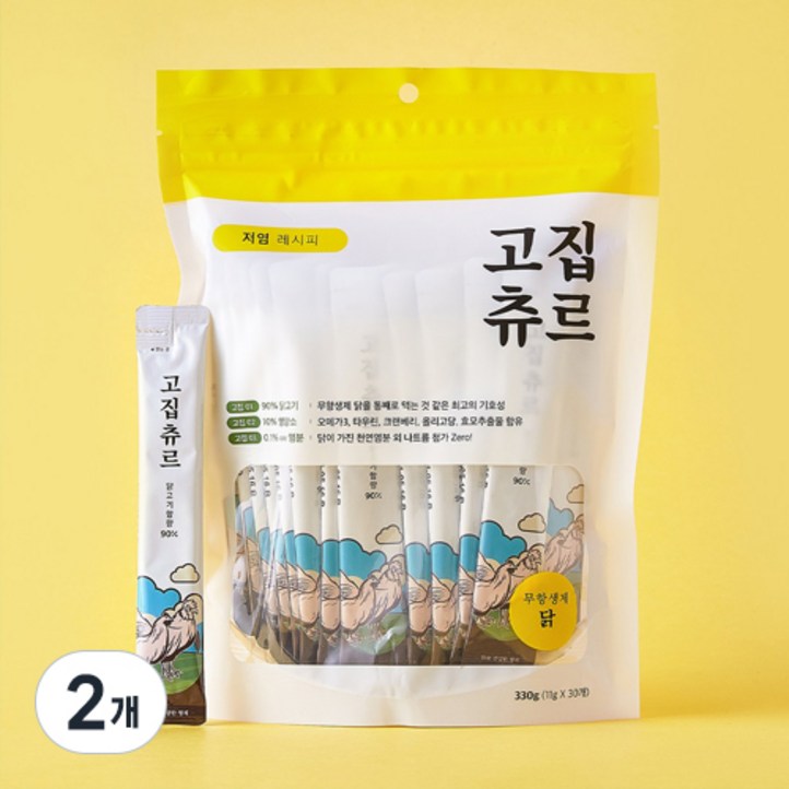 고집츄르 고양이츄르 저염 레시피, 60p, 국내산 닭고기 고집츄르 고양이츄르 저염 레시피, 60p, 국내산 닭고기