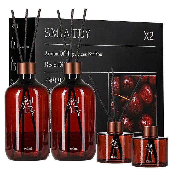 스미어티 디퓨저 대용량 실내 방향제 리필액 선물 세트 집 화장실  방향제 500ml