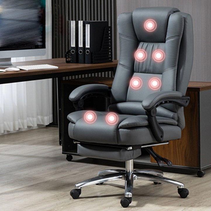 등마사지발받침대 더편안한 사무실 안마의자 오피스 체어 서재 회의실 컴퓨터 공부 중역 의자