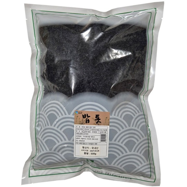 삼화해조류 완도산 밥지을때 넣는 밥톳, 1개, 500g
