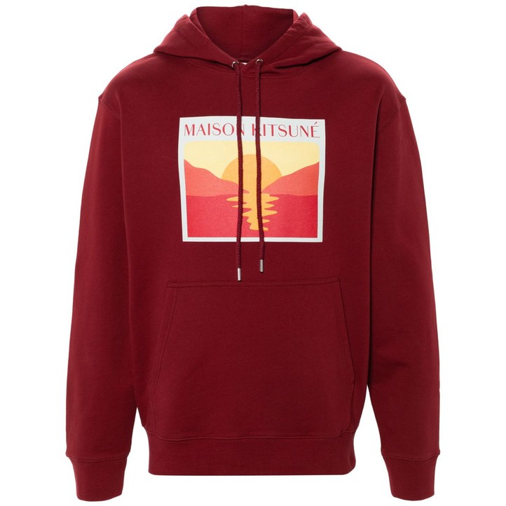 Maison Kitsuné 선셋 포스트카드 후디