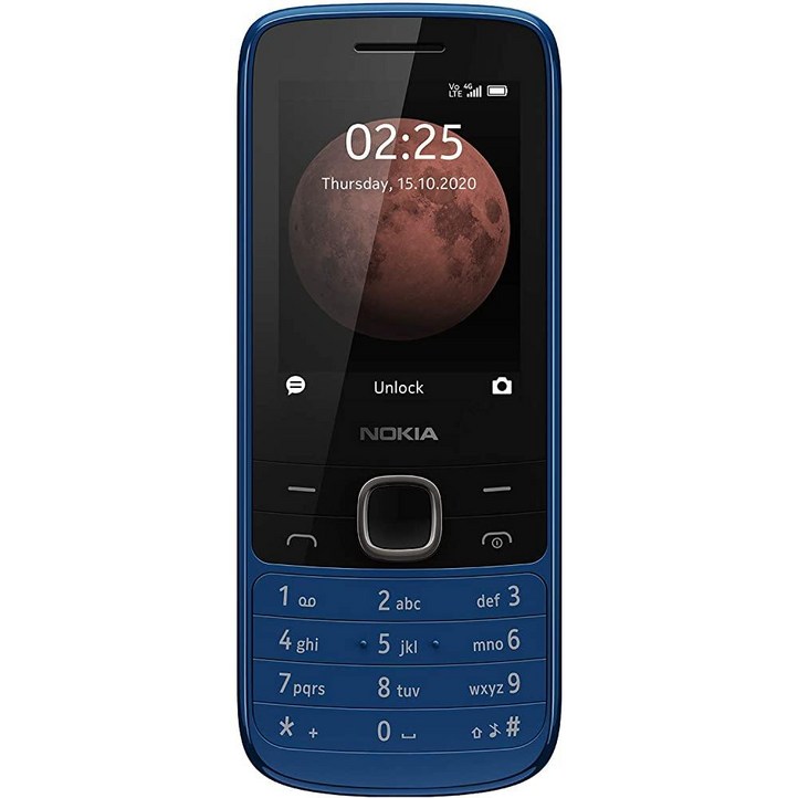 노키아 225 언락 4G 휴대폰 블루