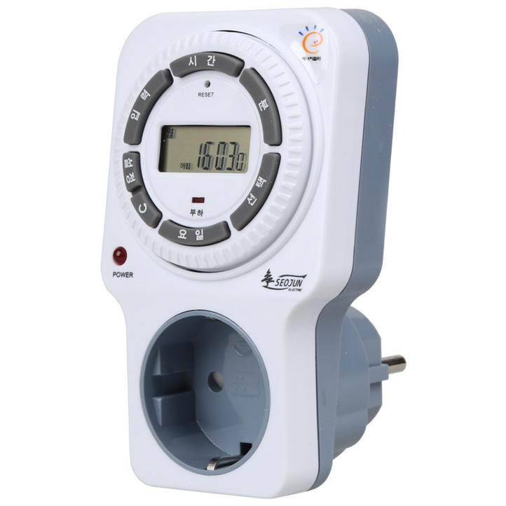 타이머 스위치 콘센트 타임 두원 서준 전기 자동, 1개