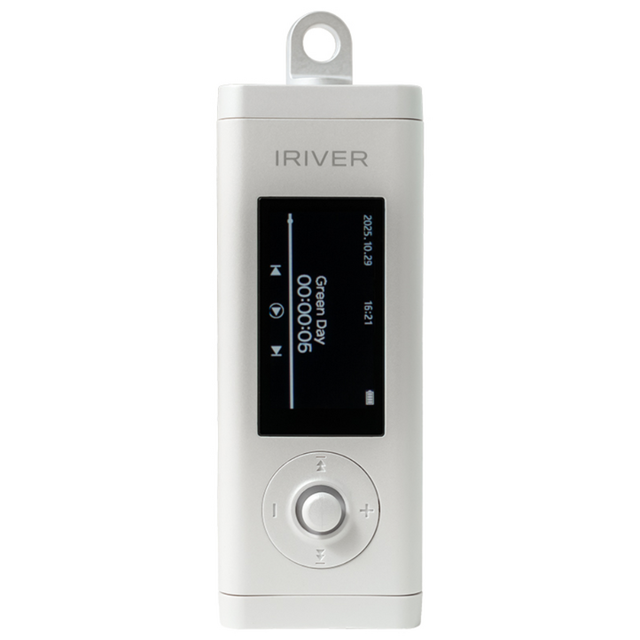 2025년 12월 출시 아이리버 레트로 블루투스 MP3플레이어 iFP-10 프리즘MP3 64GB 컬러LCD 블루투스인아웃 휴대용MP3 FM라디오 소형 음성녹음, 화이트, LA252
