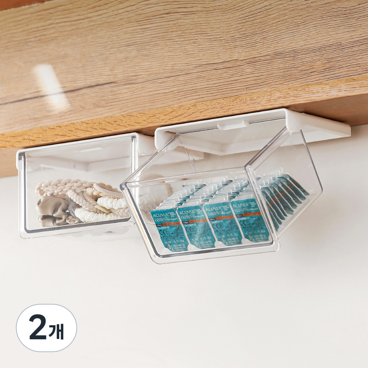 코지티 무타공 슬라이딩 히든 수납 서랍