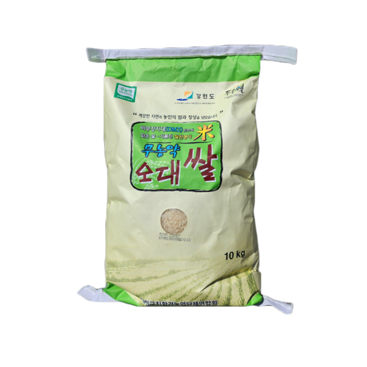 강원도 철원 오대쌀 햅쌀 DMZ 지역 무농약 친환경 10KG 쌀, 1개 7814466027