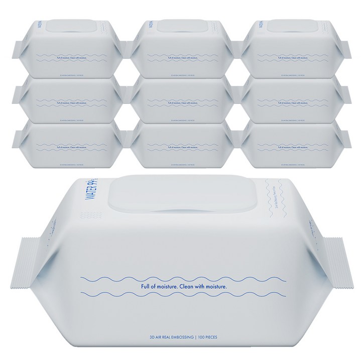 워터 99 초순수 저자극 아기물티슈 베이직 캡형