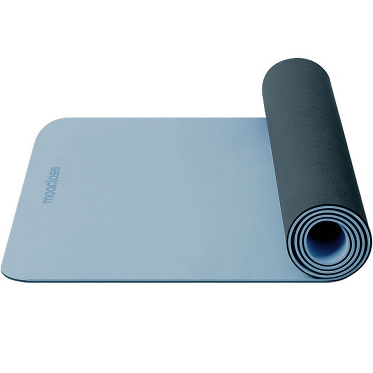 모아클래스 논슬립 특화 TPE 요가매트 6mm, 블루 1