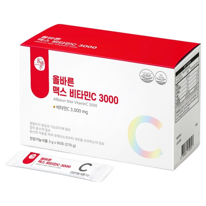 올바른건강식품 맥스 비타민C 3000