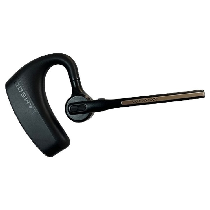 람쏘 노이즈캔슬링 듀얼 빔포밍 마이크 생활방수 27시간사용 블루투스 무선 이어셋, LSSL70, 블랙