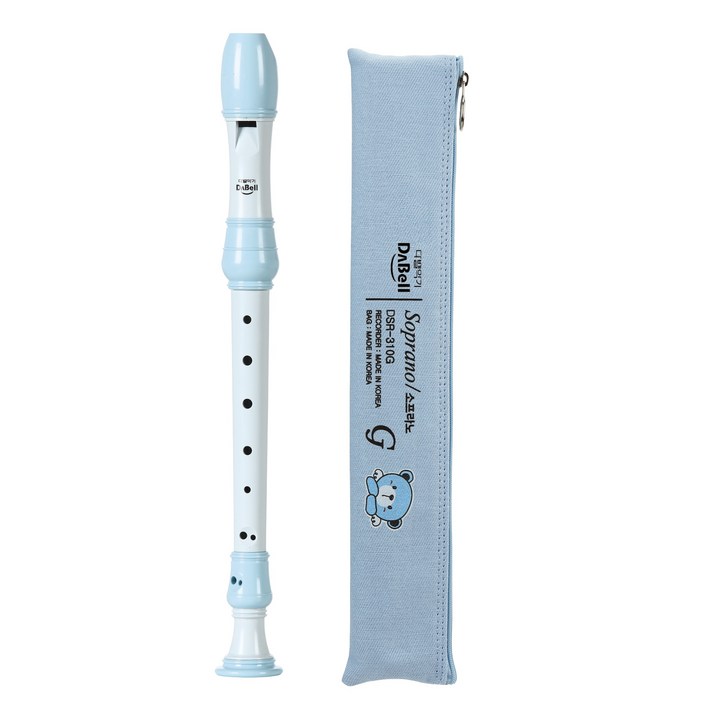 다벨 소프라노 리코더 저먼식 DSR-310G, 파랑, 1세트