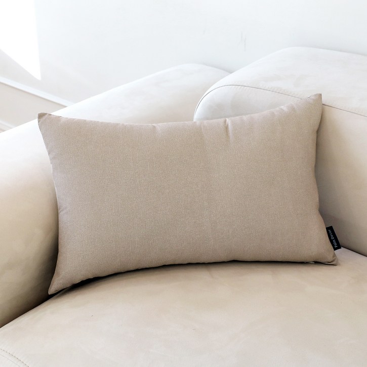팜데코 북유럽 멜란지 직사각 쇼파쿠션