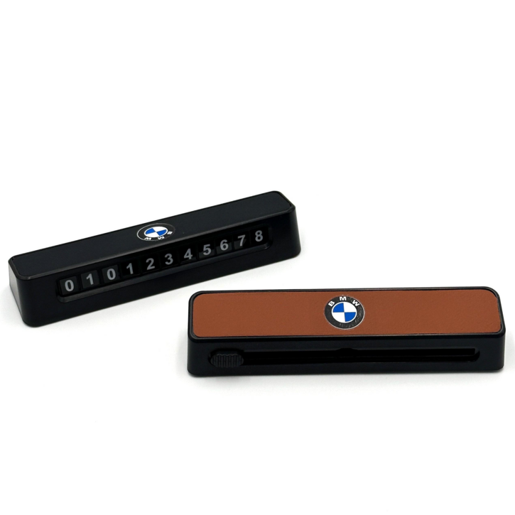 BMW 호환 차량 번호판 주차번호판 자동차 인테리어 소품 BMW 용품 신차 선물 고객커스텀 국내 각인 자체제작 상품