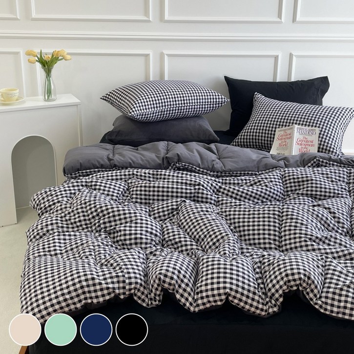 밍밍밍 따뜻한 극세사 겨울 이불세트 차렵이불 + 패드 + 베개커버