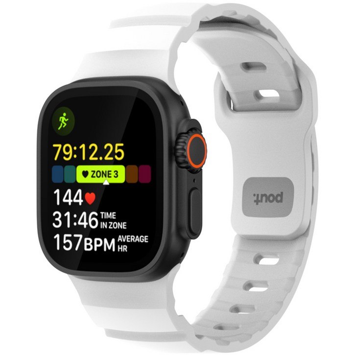 파우트 애플워치 실리콘 스트랩 스포츠 밴드 BandLoop Sports, 샌드 스톤