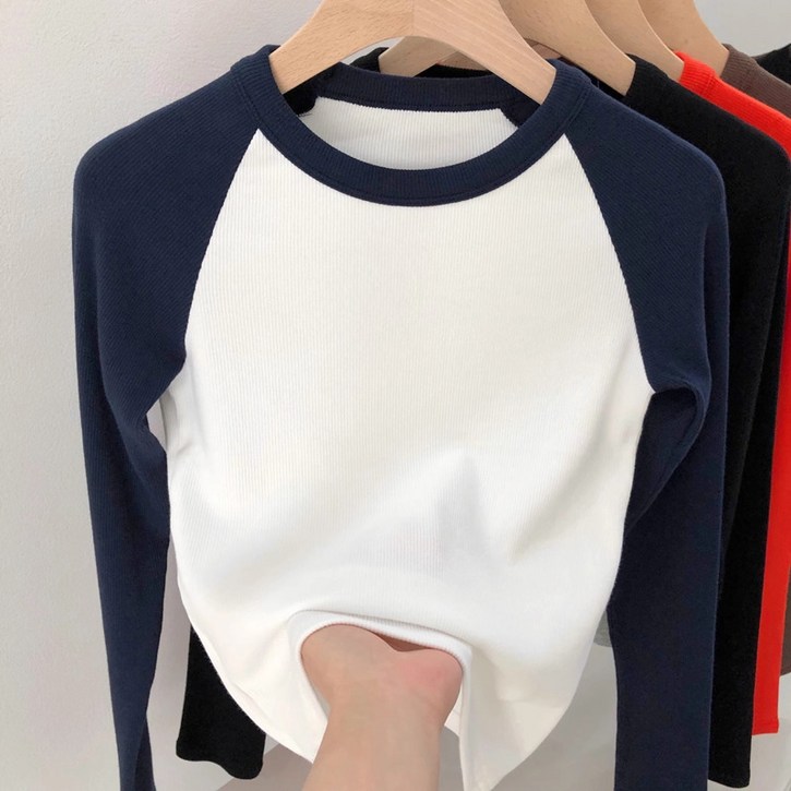봄가을 긴팔 나그랑 티셔츠 슬림스판 SH1538