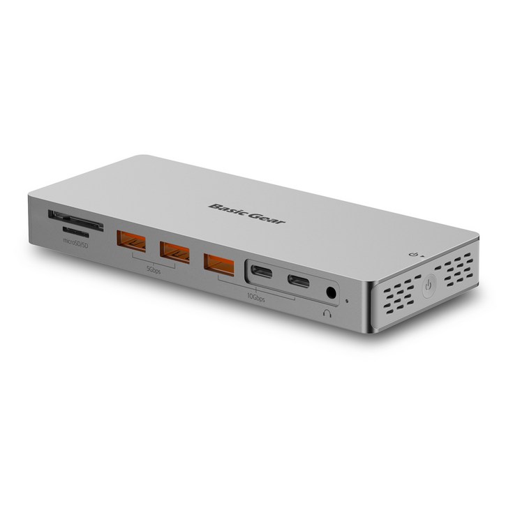 베이직기어 C타입 노트북 도킹스테이션 USB허브 14in1 PD100W