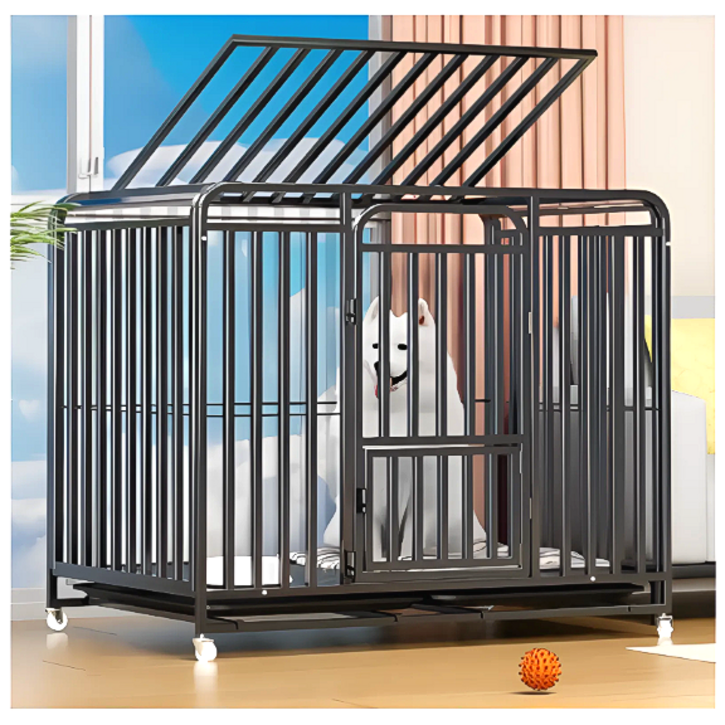 대형견 철장 케이지 대형견집 골든리트리버 사모예드 Big Dogs Metal Crate Cage, 1개