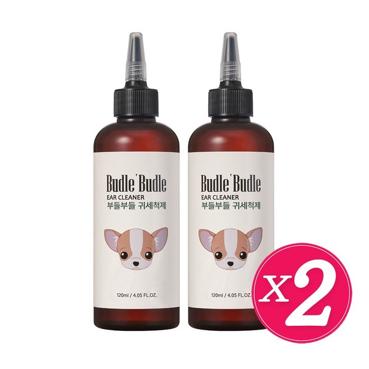 부들부들 NEW 강아지 귀 세정제 120ml