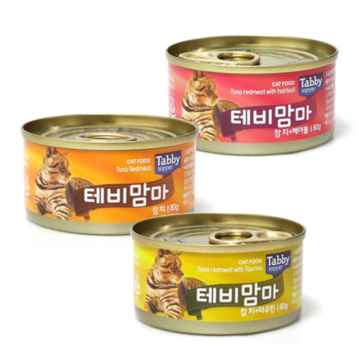 테비 맘마 고양이캔 80g x 24개