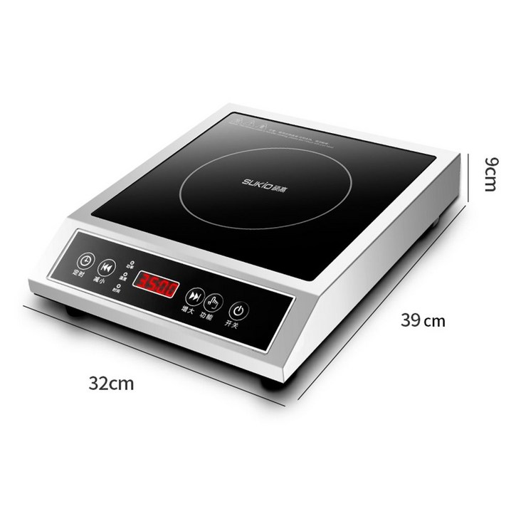 고화력 1구 업소용 인덕션 3500W 영업용 전기 레인지