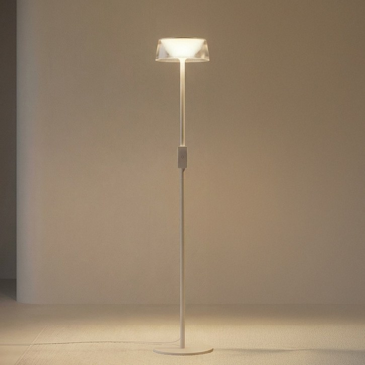 르엘 무선 LED 거실 무드등 스탠드 조명, 화이트