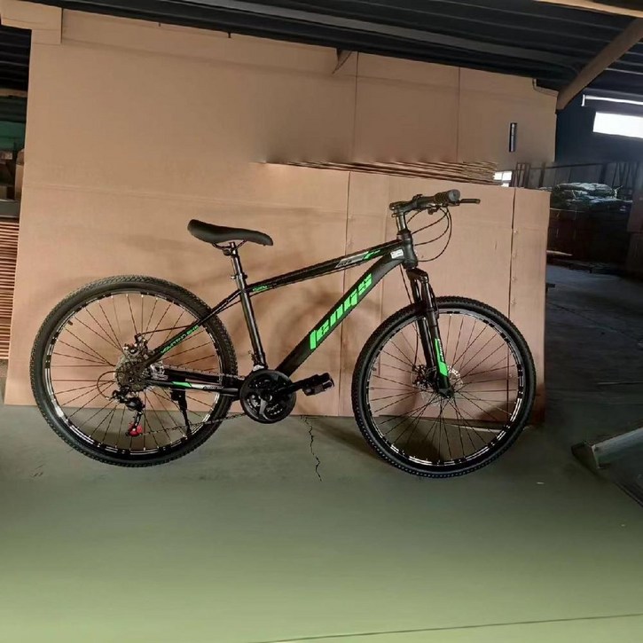 로드자전거 사이클 24/26인치 자전거 MTB자전거 입문용 로드 산악 MTB, 24인치, C.짙은녹색, 1개